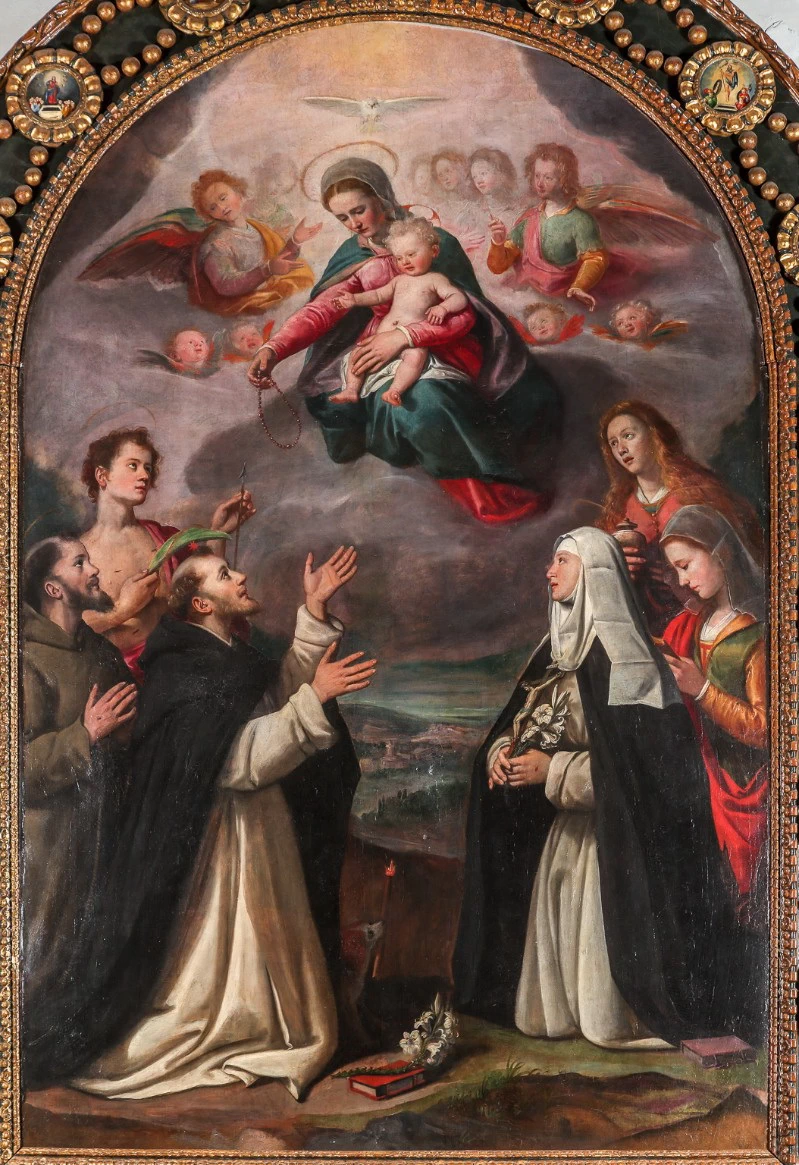 Madonna con Gesù Bambino e santi